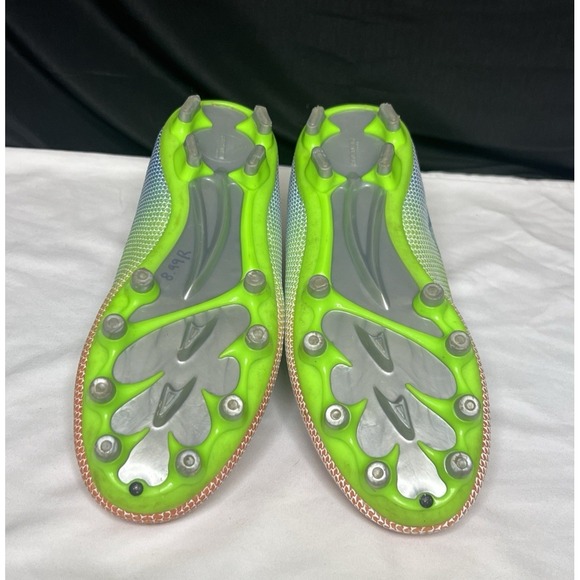 Brava Soccer Cleats Size Youth 6D Boys or Girls Orange/Green/Blue No Laces - Picture 11 of 11
